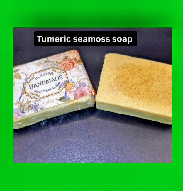 Tumeric seamoss soap