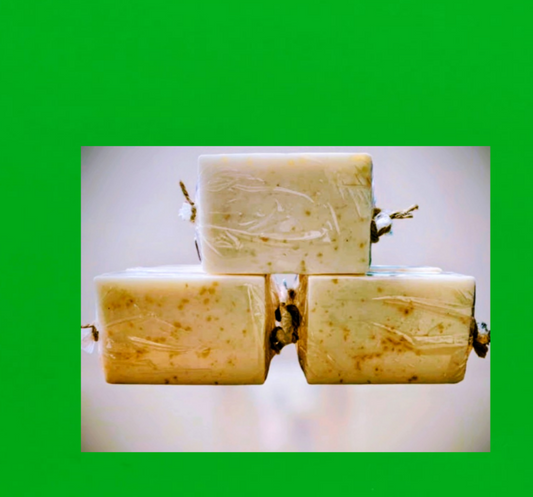Peppermint sea moss soap